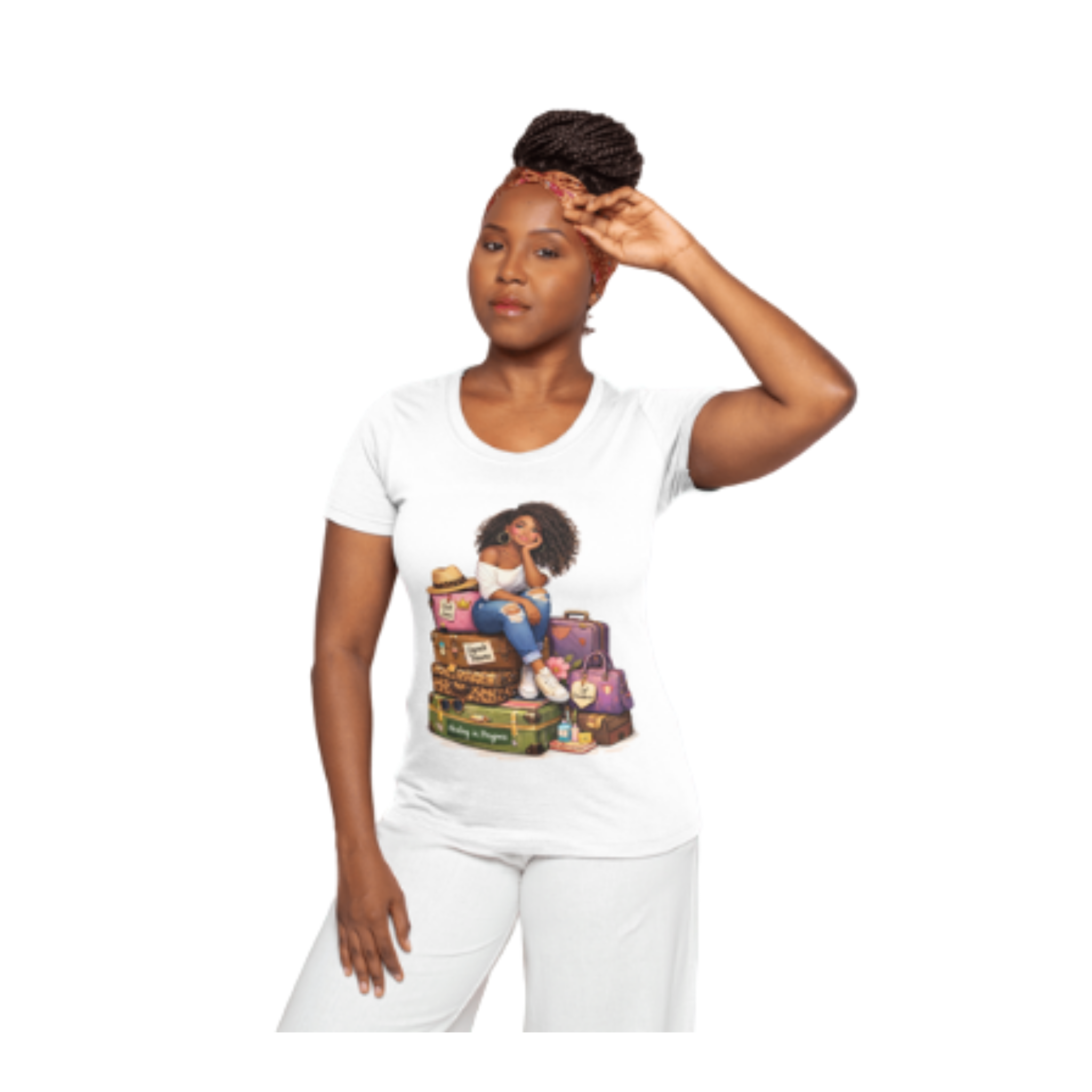 Girl Baggage Branded T Shirt