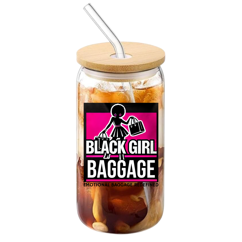 Young Black Girl Baggage Tumbler