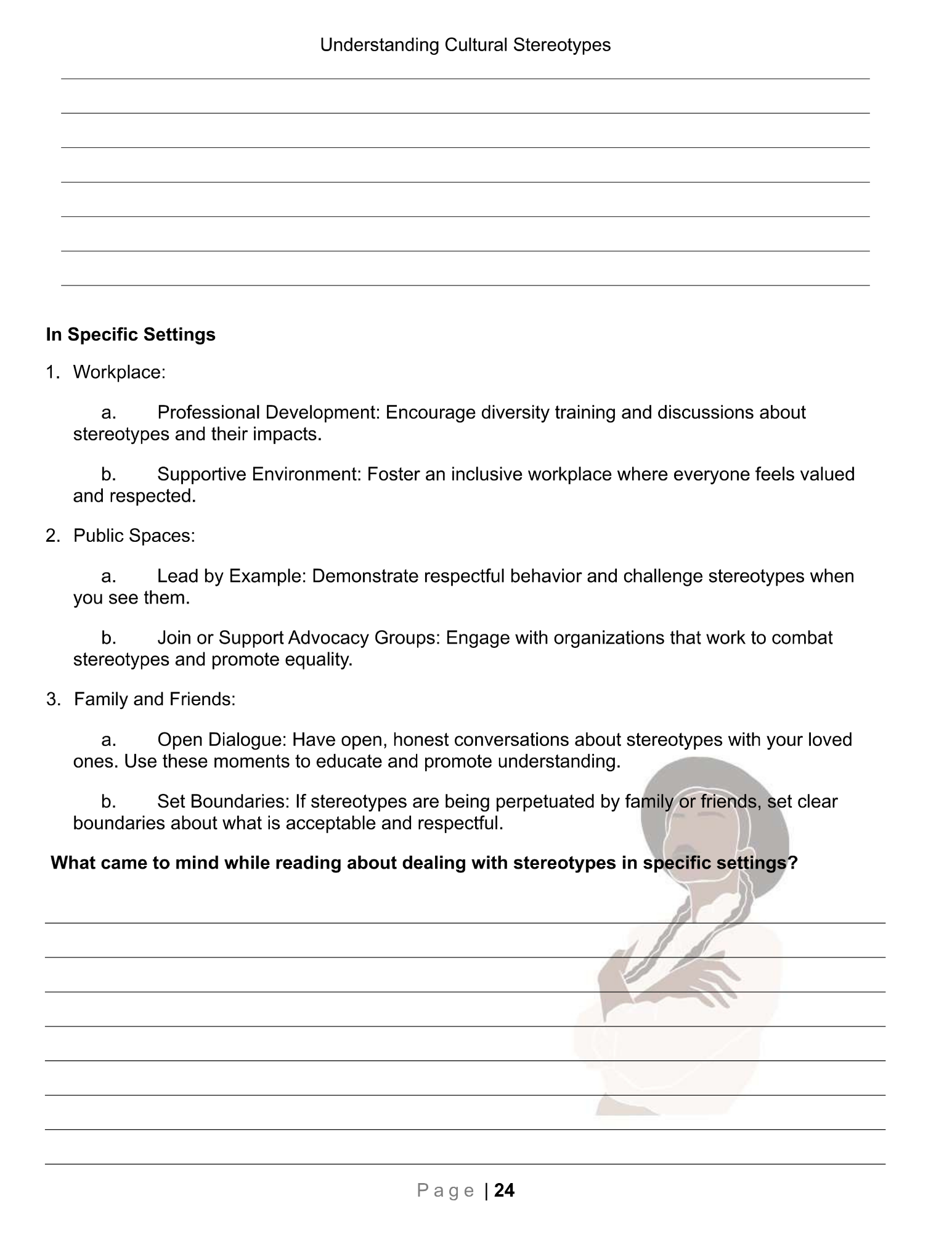Emotional Baggage Redefined, Girl Baggage Workbook: Deconstructing Common Stereotypes